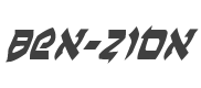 Ben-Zion Condensed Italic style