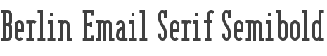Berlin Email Serif Semibold style