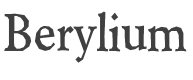 Berylium Bold style