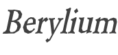 Berylium Bold Italic style