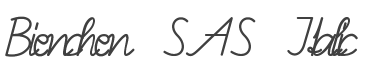 Bienchen SAS Italic style