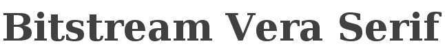Bitstream Vera Serif Bold style