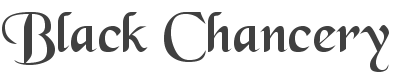 Black Chancery Font preview
