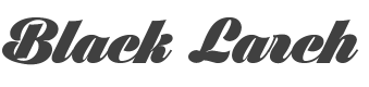 Black Larch Font preview