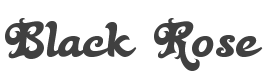 Black Rose Font preview