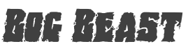 Bog Beast Expanded Italic style