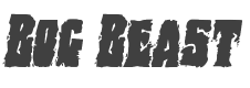 Bog Beast Italic style