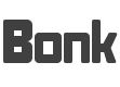 Bonk Font preview