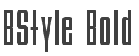 BStyle Bold style