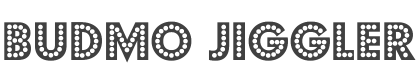 Budmo Jiggler Font preview