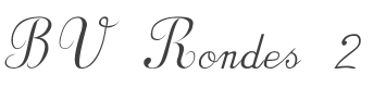 BV Rondes 2 Italic style