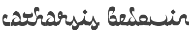 Catharsis Bedouin Font preview
