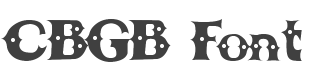 CBGB Font