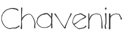 Chavenir Lower Case style