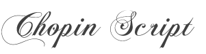 Chopin Script style