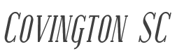 Covington SC Cond Italic style