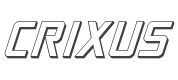 Crixus 3D Italic style