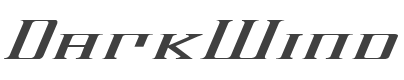 DarkWind Expanded Italic style