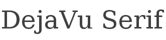 DejaVu Serif