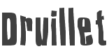 Druillet Font preview