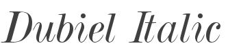 Dubiel Italic style