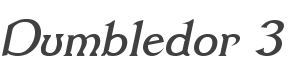 Dumbledor 3 Italic style