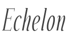 Echelon Italic style
