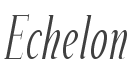 Echelon Italic style