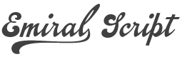 Emiral Script Font preview