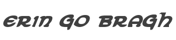 Erin Go Bragh Bold Italic style