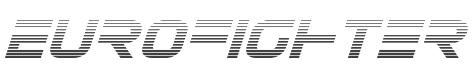 Eurofighter Gradient Italic style