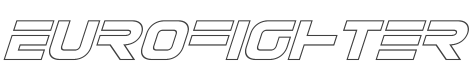 Eurofighter Outline Italic style