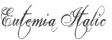 Eutemia I Font preview