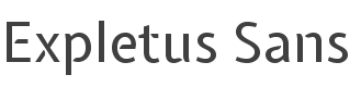 Expletus Sans Font preview