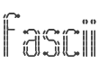 Fascii BRK Font preview