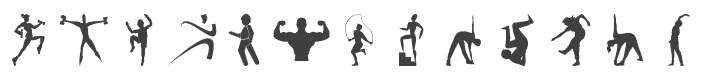 Fitness Silhouettes