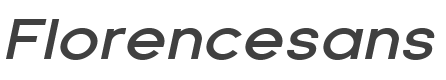 Florencesans Exp Bold Italic style