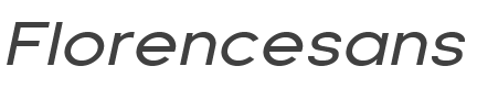 Florencesans Exp Italic style