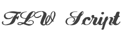 FLW Script Font preview