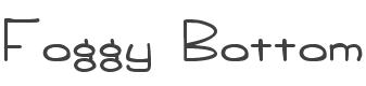 Foggy Bottom Font preview