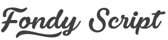Fondy Script Font preview