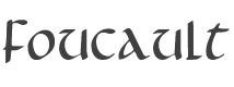 Foucault Font preview