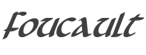 Foucault Bold Italic style