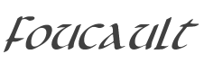 Foucault Expanded Italic style