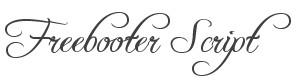 Freebooter Script Font preview