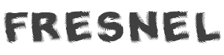 Fresnel Font preview