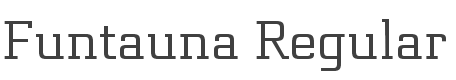 Funtauna Font preview