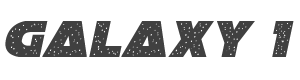 Galaxy 1 Condensed Italic style