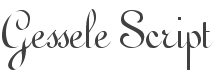 Gessele Script