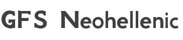 GFS Neohellenic Bold style